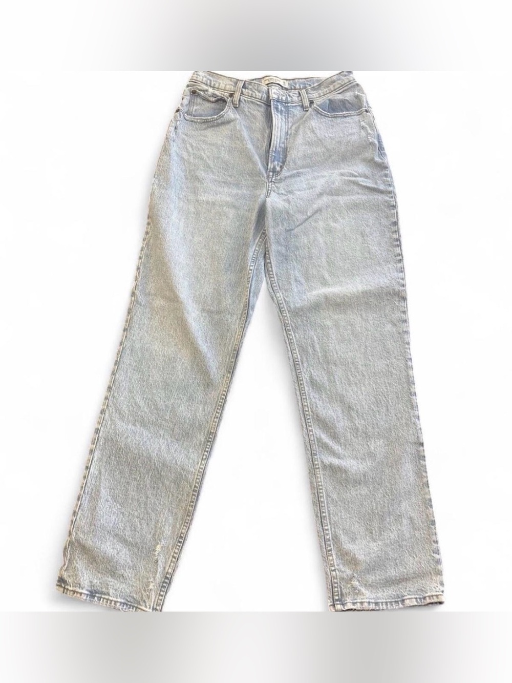 Abercrombie & Fitch Curve Love 90s Straight Ultra High Rise Jean in size 10 Long